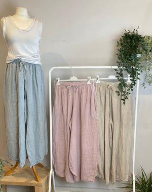 Linen Wide LegTrousers